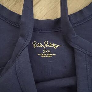 Lilly Pulitzer Deep Blue Tank Top